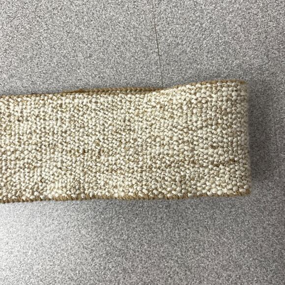 Another Line Elastic Belt S/M Brass Buckle Leaves Boho Bohemian Waist Stretch - Picture 4 of 7